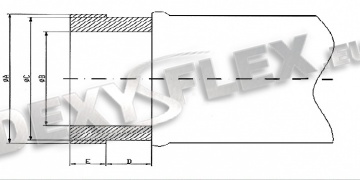 HOSES / Rubber hoses / Abrasion resistant hoses / Аssembled hose for beton pumps HOSES / Rubber hoses / Abrasion resistant hoses / Аssembled hose for beton pumps
