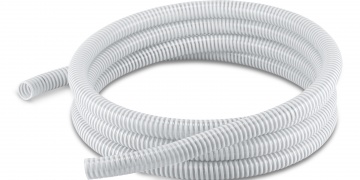 HOSES / PVC hoses / Irrigation, suction and delivery of fertilizers, insecticide, middle suction / Corrugated vacuum hose for SEEDER - URARTU ST (CLEAR) HOSES / PVC hoses / Irrigation, suction and delivery of fertilizers, insecticide, middle suction / Corrugated vacuum hose for SEEDER - URARTU ST (CLEAR)