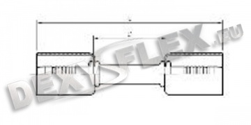 Fitinguri / Fitinguri pentru aer conditionat / Femmina fitinguri cu coada dubla RS Fitinguri / Fitinguri pentru aer conditionat / Femmina fitinguri cu coada dubla RS