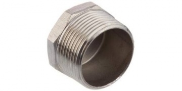 Fitinguri / Racorduri filetate, nipluri, reductoare, mufe, coturi – oțel inoxidabil, alamă, oțel zincat / Racorduri filetate industriale din oțel inoxidabil, nipluuri, reductoare, mufe, coturi / Dop din oțel inoxidabil cu filet exterior, conform AISI 316 Fitinguri / Racorduri filetate, nipluri, reductoare, mufe, coturi – oțel inoxidabil, alamă, oțel zincat / Racorduri filetate industriale din oțel inoxidabil, nipluuri, reductoare, mufe, coturi / Dop din oțel inoxidabil cu filet exterior, conform AISI 316