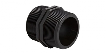 Fitinguri / Capete filetate industriale din polipropilenă, nipluuri, reductoare, mufe, coturi / Niplul hexagonal din polipropilenă cu filet exterior Fitinguri / Capete filetate industriale din polipropilenă, nipluuri, reductoare, mufe, coturi / Niplul hexagonal din polipropilenă cu filet exterior