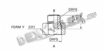 Produse / Fitinguri pentru conducte / ORFS inox / Reducerea dreaptă intermediară | inox Produse / Fitinguri pentru conducte / ORFS inox / Reducerea dreaptă intermediară | inox